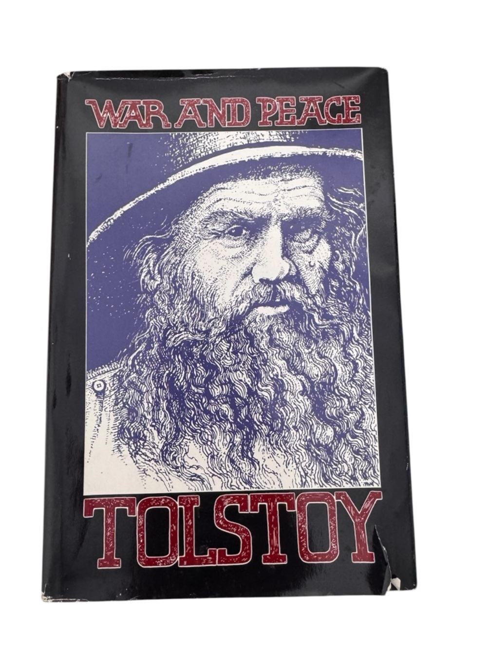 War and Peace Hardcover Coffee Table Book - Black/Blue